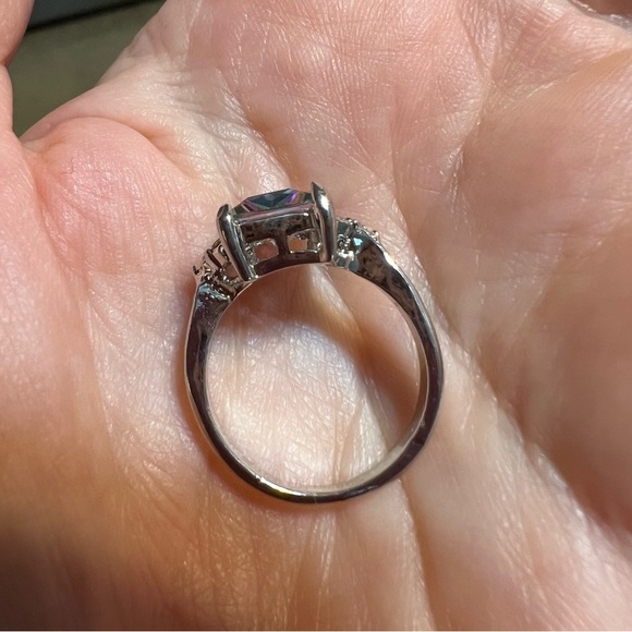 Rainbow Sparkle Ring 6 - Picture 7 of 8